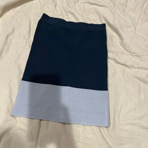 BCBGMaxAzria Black and Gray Pencil Skirt